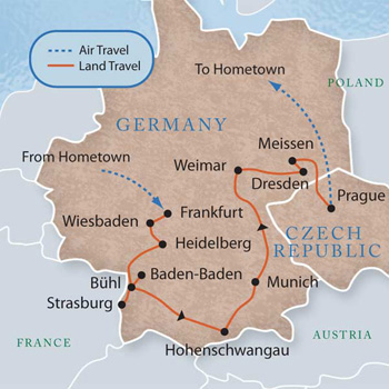 Germany - Southern Half with Luxury & Style (13 Days)