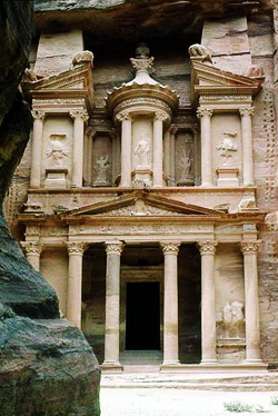 The Treasury in Petra, Jordan