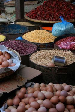 Myanmar Market Stall