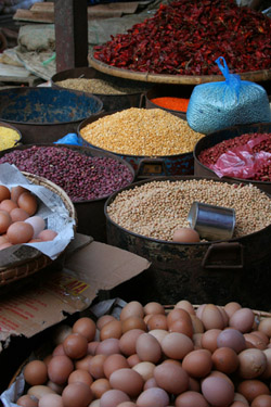 Myanmar Market Stall