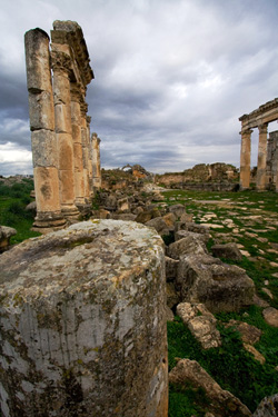 Ruins in Apamea, Syria